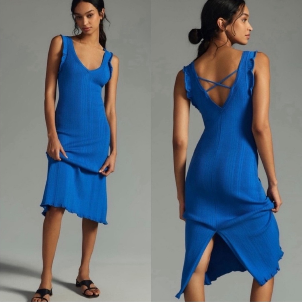 Anthropologie Daily Practice Ribbed Knit Dress NWT
